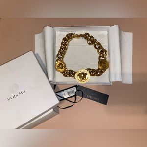 Versace Medusa Gold Chain Necklace